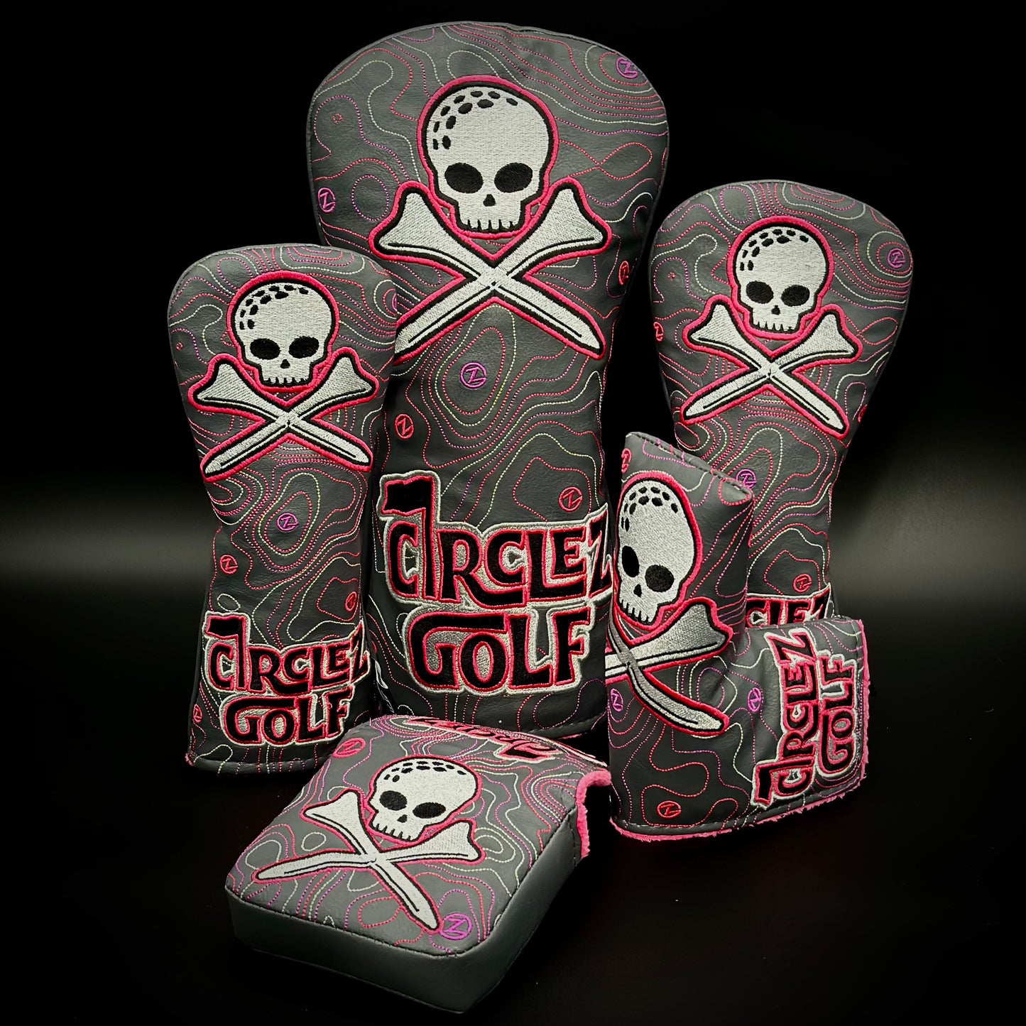 Gray Skull Topo Covers