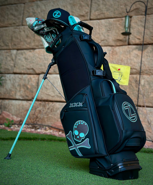 Dancing Skulls Stand Bag- PRE-ORDER