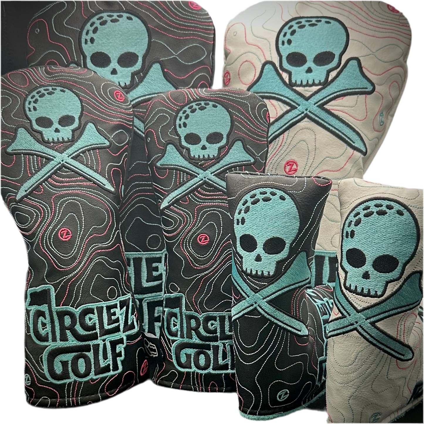 Black Skull Topo Covers