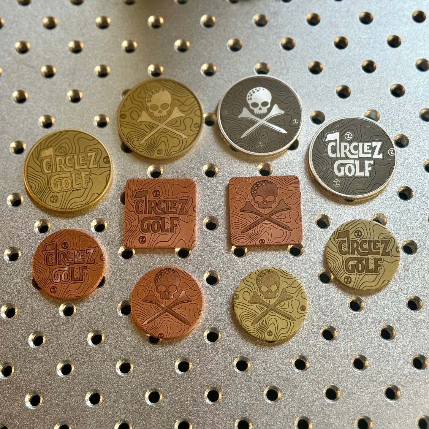 CZ Laser Engraved Coins