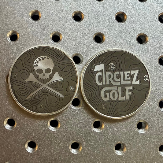 CZ Laser Engraved Coins