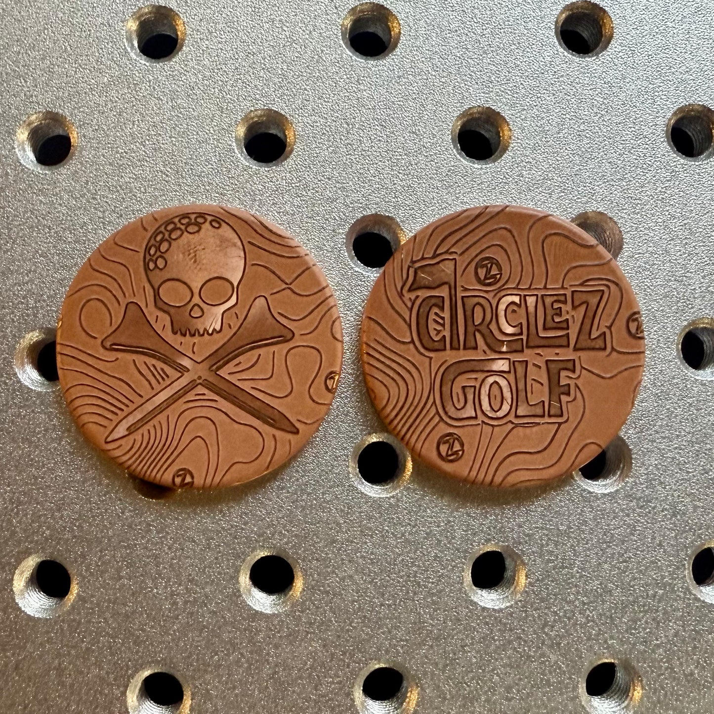 CZ Laser Engraved Coins