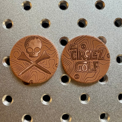 CZ Laser Engraved Coins