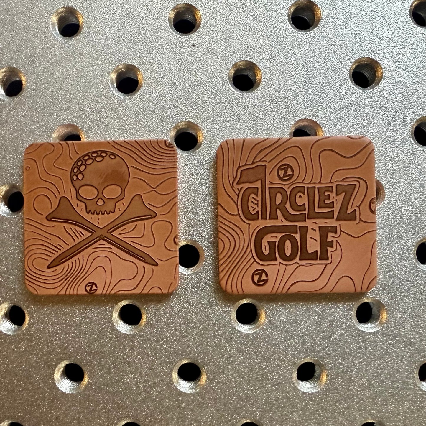 CZ Laser Engraved Coins