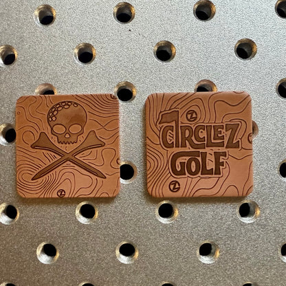 CZ Laser Engraved Coins
